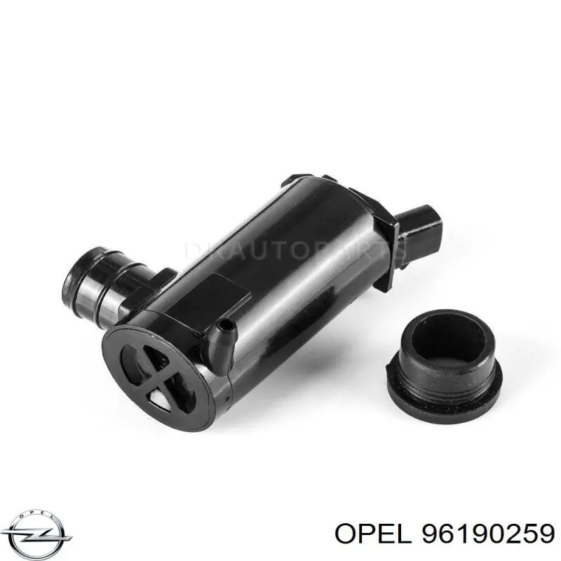 Do koszyka 96190259 Hyundai/Kia Pompka spryskiwacza szyby przedniej