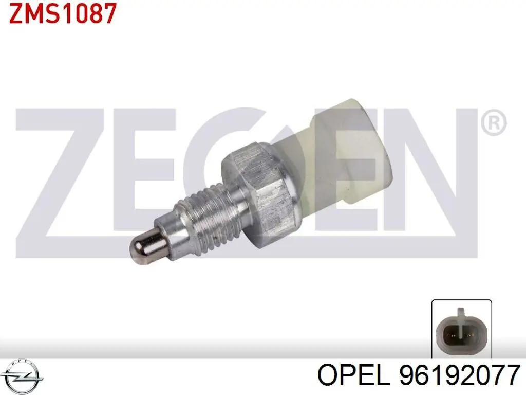 Do koszyka 96192077 Opel Czujnik włączania światła cofania