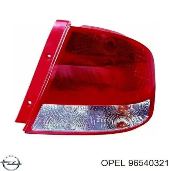 Do koszyka 96540319 General Motors Lampa zespolona tylna prawa