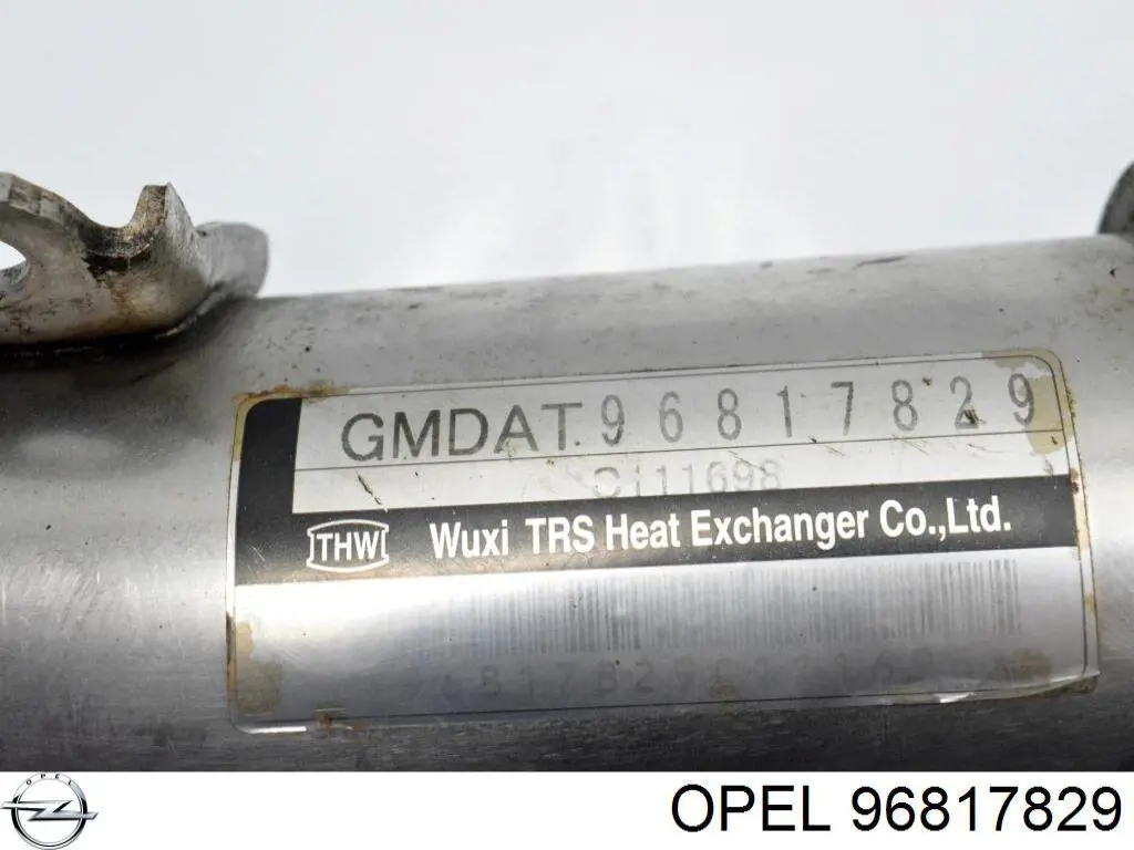 96817829 Opel Chłodnica układu recyrkulacji spalin EGR