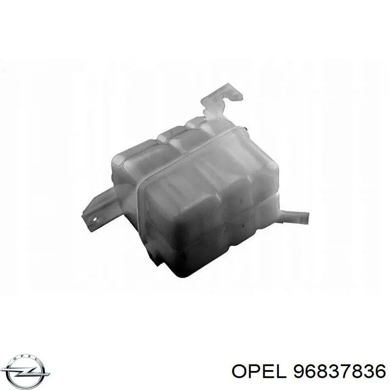 Zbiorniczek wyrównawczy układu chłodzenia Opel 96837836 cena, od 47,67 USD