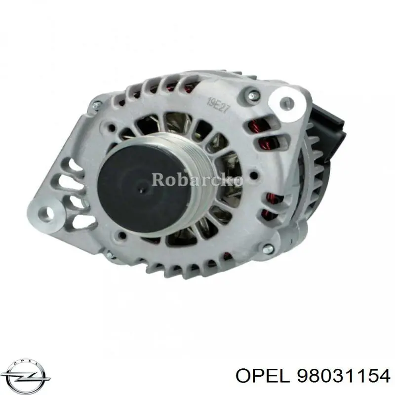 98031154 Opel alternator