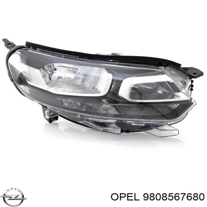 Reflektor prawy Opel 9808567680
