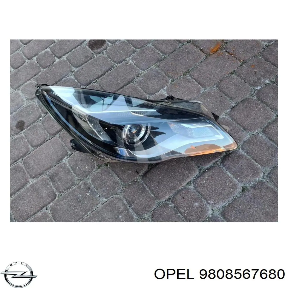 Do koszyka 9808567680 Opel Reflektor prawy