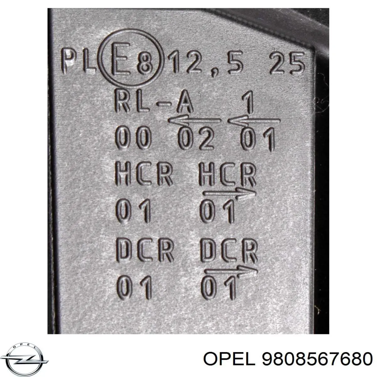 9808567680 Opel Reflektor prawy