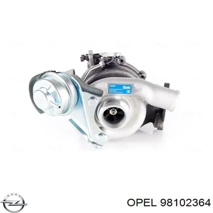 Turbina Opel 98102364 cena, od 163,45 USD