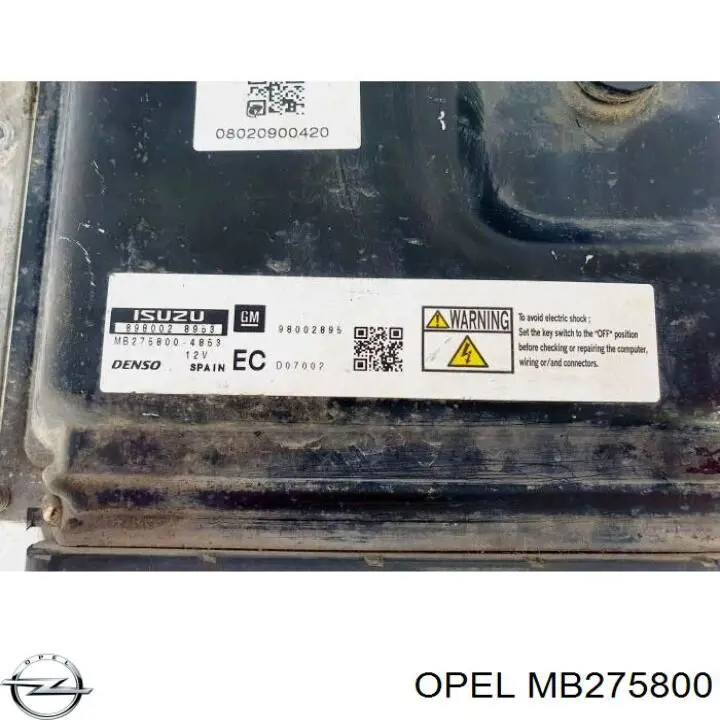 Sterownik silnika Opel Zafira B minivan (A05) (2005 - 2011) cena, od 110,67 USD