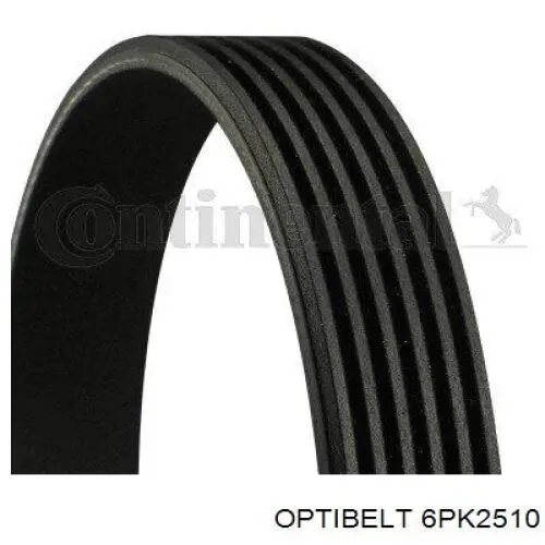 6PK2510 Optibelt pas napędowy mechanizmów