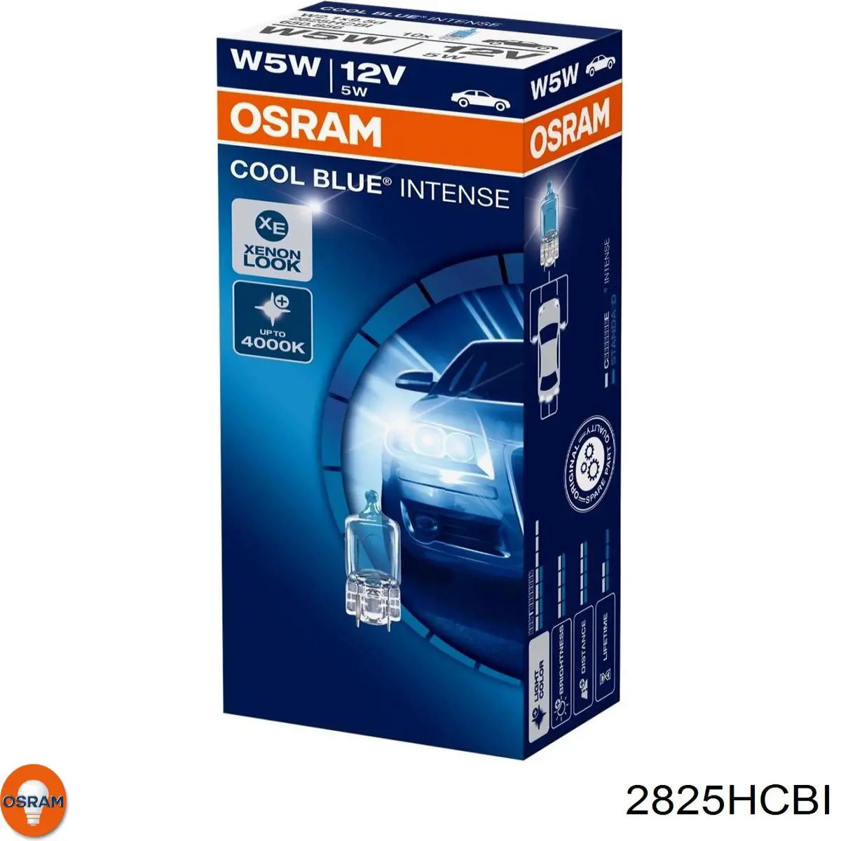 Do koszyka 2825HCBI Osram Żarówka oświetlenia wnętrza/kabiny