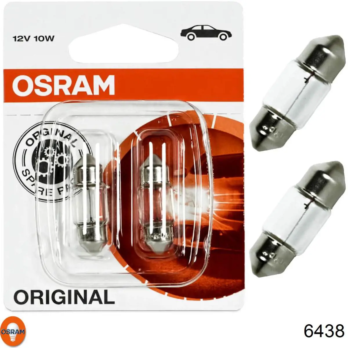Do koszyka 6438 Osram Żarówka oświetlenia wnętrza/kabiny