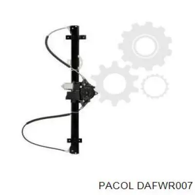 Mechanizm podnoszenia szyby drzwi przednich lewych Pacol DAFWR007 cena, od 119,39 USD