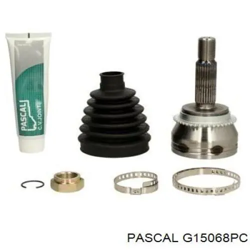 Przegub homokinetyczny przedni zewnętrzny Pascal G15068PC cena, od 47,28 USD