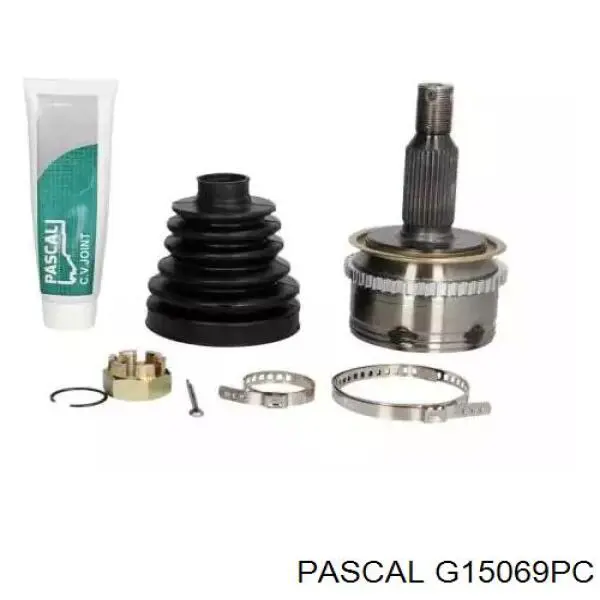 Przegub homokinetyczny przedni zewnętrzny Pascal G15069PC cena, od 50,98 USD