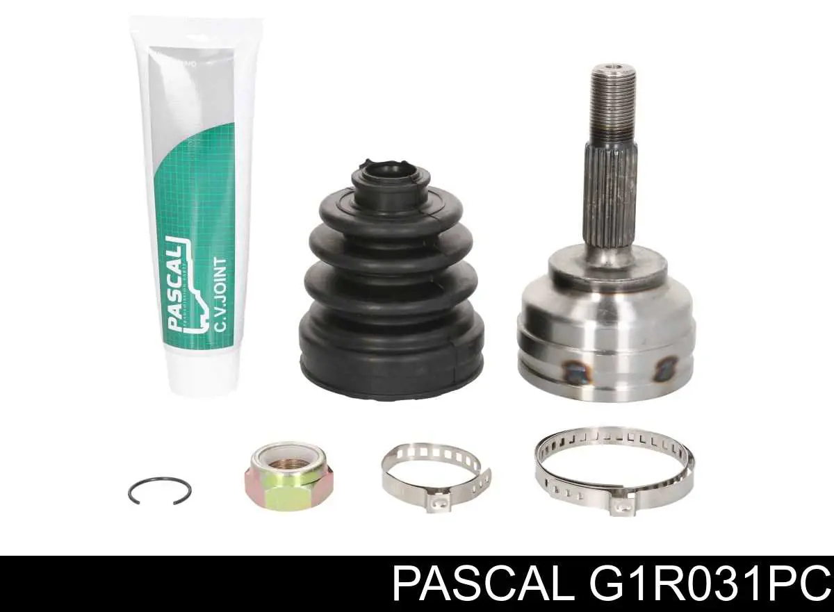 Przegub homokinetyczny przedni zewnętrzny Pascal G1R031PC cena, od 36,08 USD
