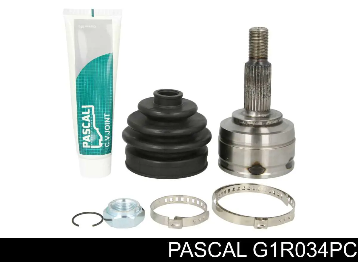 Przegub homokinetyczny przedni zewnętrzny Pascal G1R034PC cena, od 43,32 USD