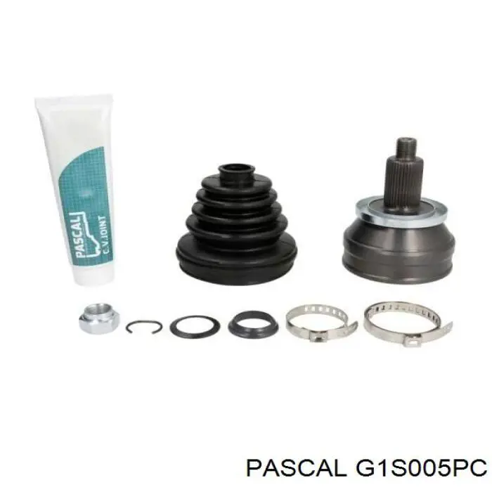 Przegub homokinetyczny przedni zewnętrzny Pascal G1S005PC cena, od 38,99 USD