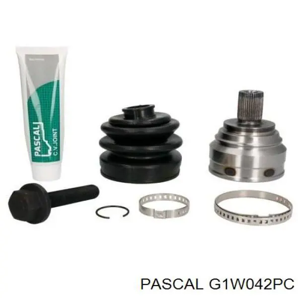 Przegub homokinetyczny przedni zewnętrzny Pascal G1W042PC cena, od 47,53 USD