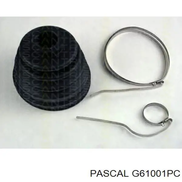 Osłona przegubu homokinetycznego półosi przedniej wewnętrzna Pascal G61001PC cena, od 9,83 USD