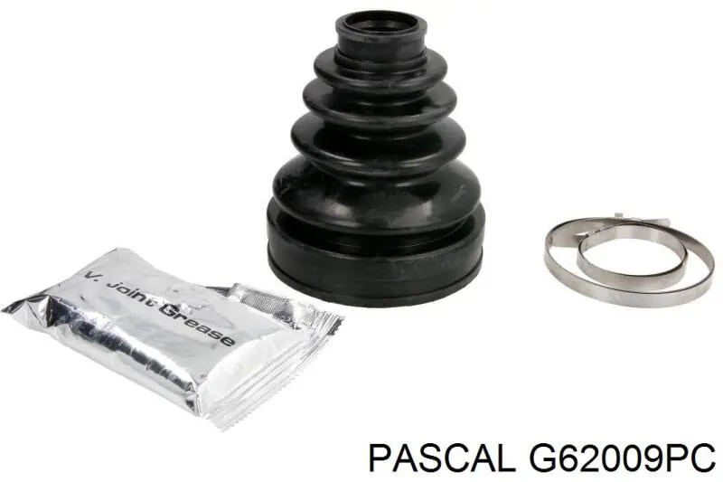 Osłona przegubu homokinetycznego półosi przedniej wewnętrzna Pascal G62009PC cena, od 10,72 USD