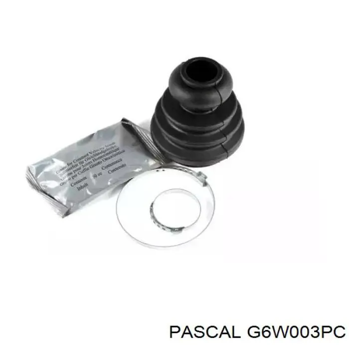 Osłona przegubu homokinetycznego półosi przedniej wewnętrzna Pascal G6W003PC cena, od 11,91 USD