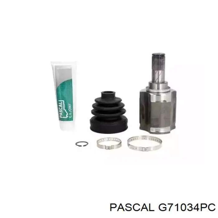 Przegub homokinetyczny wewnętrzny przedni lewy Pascal G71034PC cena, od 50,89 USD