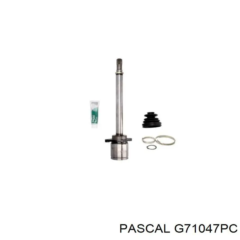 Przegub homokinetyczny wewnętrzny przedni lewy Pascal G71047PC cena, od 69,95 USD