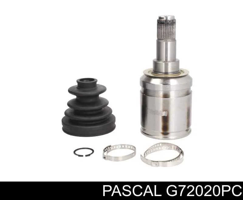 Przegub homokinetyczny przedni wewnętrzny Pascal G72020PC cena, od 71,65 USD