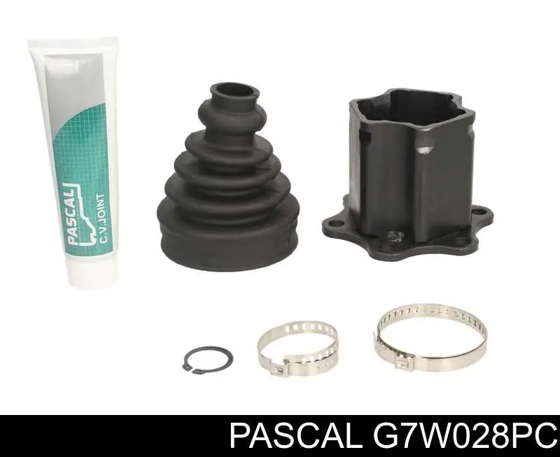 Przegub homokinetyczny przedni wewnętrzny Pascal G7W028PC cena, od 54,09 USD