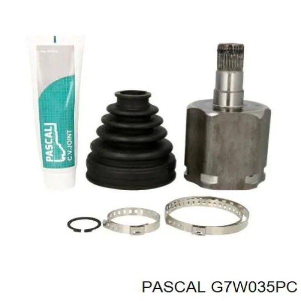 Przegub homokinetyczny przedni wewnętrzny Pascal G7W035PC cena, od 44,77 USD
