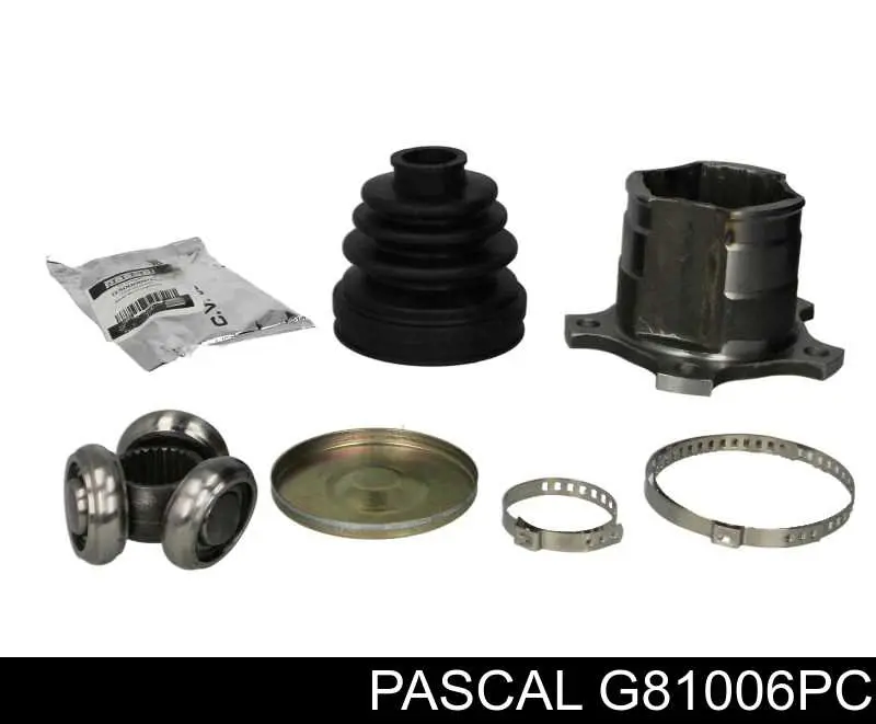 Przegub homokinetyczny wewnętrzny przedni prawy Pascal G81006PC cena, od 57,56 USD