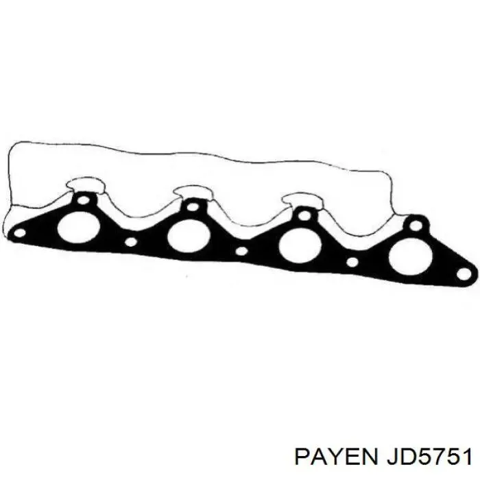 Uszczelka kolektora wydechowego Payen JD5751 cena, od 9,34 USD