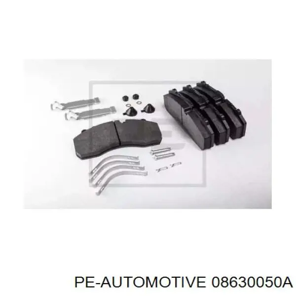 Klocki hamulcowe przednie tarczowe PE Automotive 08630050A cena, od 19,73 USD