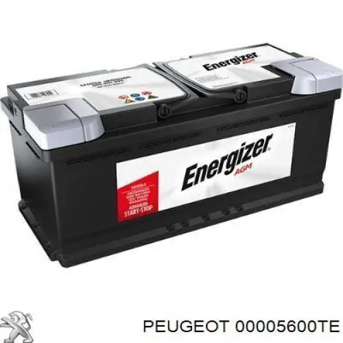 00005600TE Peugeot/Citroen Bateria (akumulator)