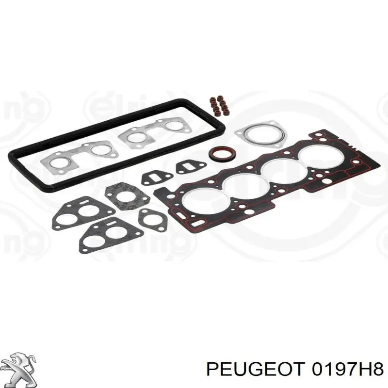 0197H8 Peugeot/Citroen zestaw uszczelek silnika górny