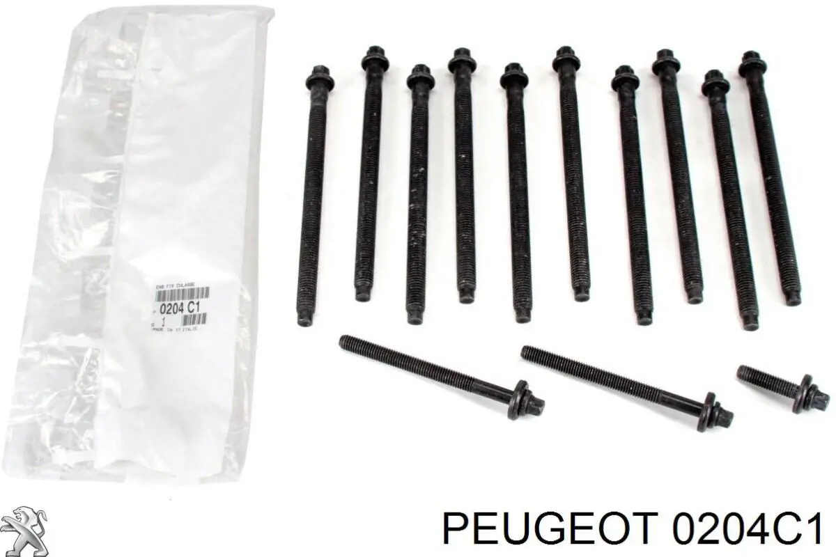 Do koszyka 0204C1 Peugeot/Citroen Śruba głowicy cylindrów