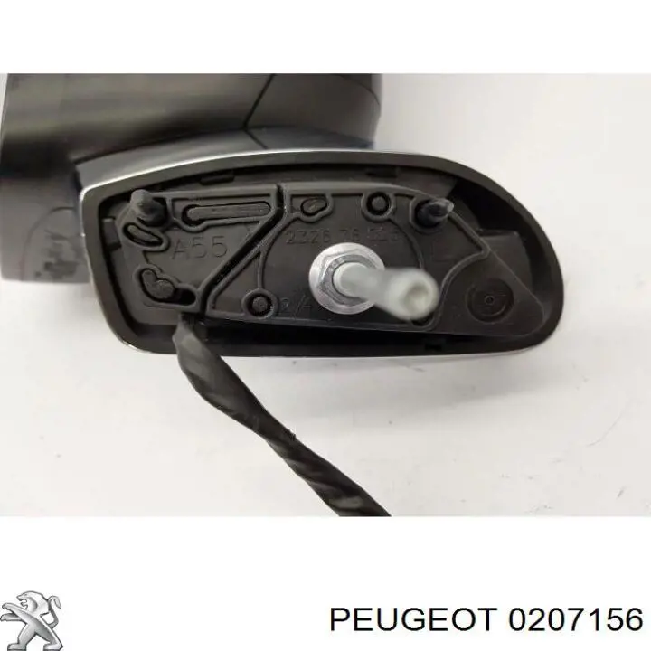 Do koszyka 0207156 Peugeot/Citroen Uszczelniacz lusterka do drzwi prawych