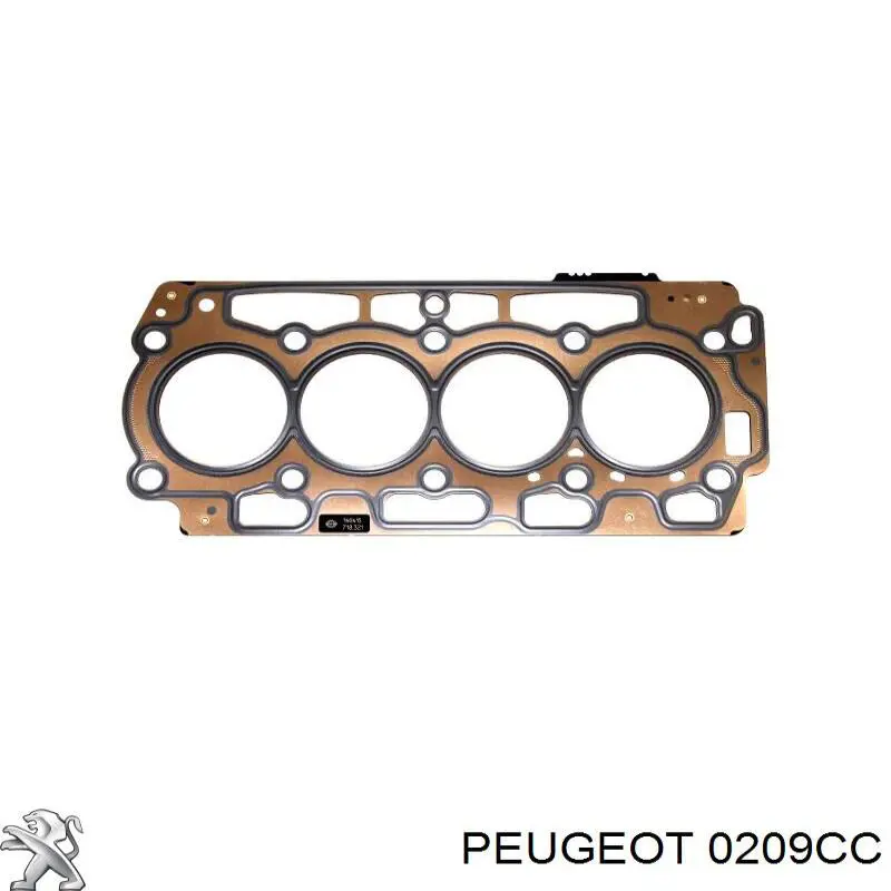 Uszczelka głowicy cylindrów Peugeot/Citroen 0209CC cena, od 42,10 USD