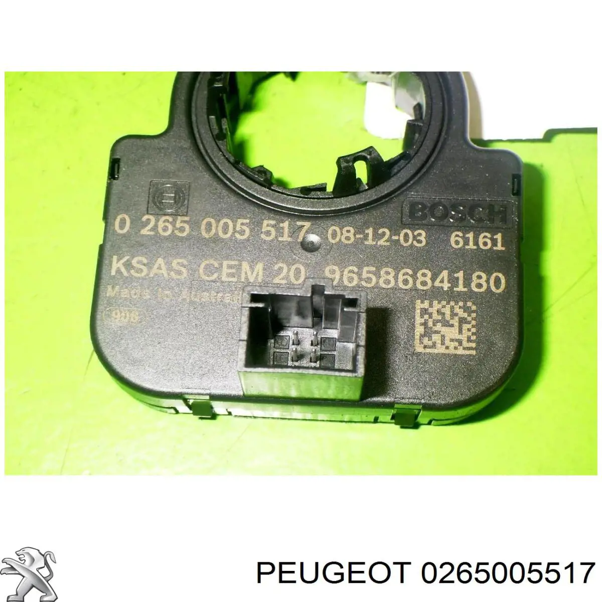 Czujnik kąta skrętu kierownicy 9658684180 Peugeot/Citroen
