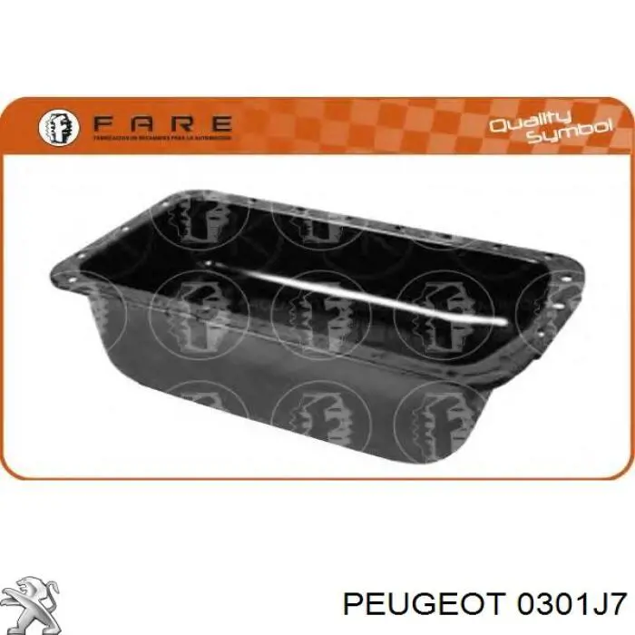0301J7 Peugeot/Citroen Miska olejowa silnika