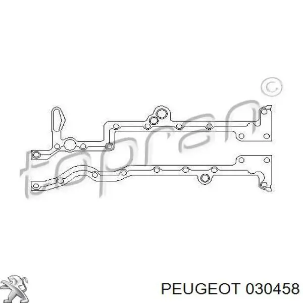 0304.58 Peugeot/Citroen uszczelka miski olejowej kadłuba (bloku silnika górna)