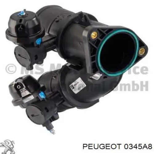 Przepustnica, komplet Peugeot/Citroen 0345A8 cena, od 96,55 USD