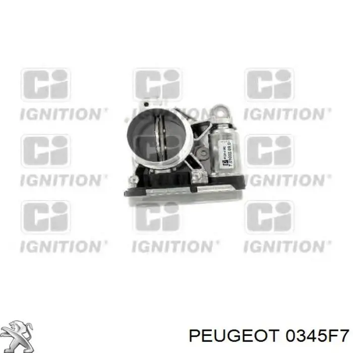 Przepustnica, komplet Peugeot/Citroen 0345F7 cena, od 72,83 USD