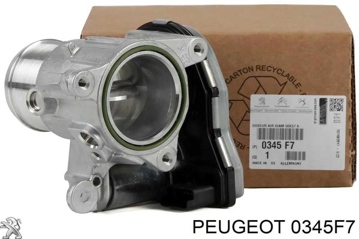 Przepustnica, komplet Peugeot/Citroen 0345F7 cena, od 181,75 USD