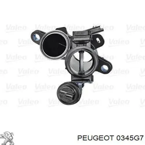 Do koszyka 0345G7 Peugeot/Citroen Przepustnica, komplet