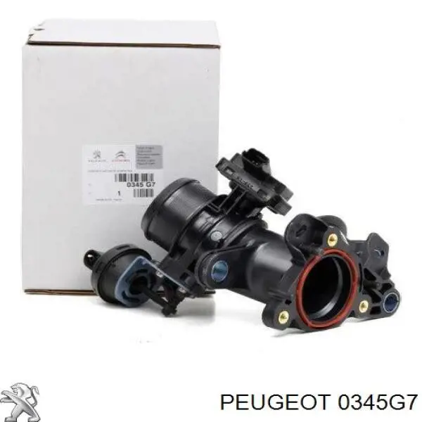 Przepustnica, komplet 0345G7 Peugeot/Citroen