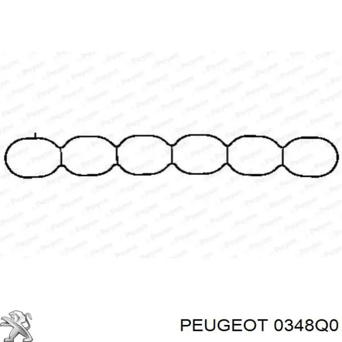 Do koszyka 0348Q0 Peugeot/Citroen Uszczelka kolektora ssącego