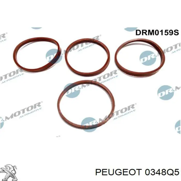 0348Q5 Peugeot/Citroen uszczelka kolektora ssącego