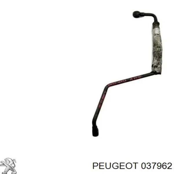 Do koszyka 037962 Peugeot/Citroen Rurka (przewód) dopływu oleju do turbiny