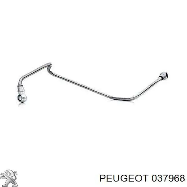 Do koszyka 037968 Peugeot/Citroen Rurka (przewód) dopływu oleju do turbiny