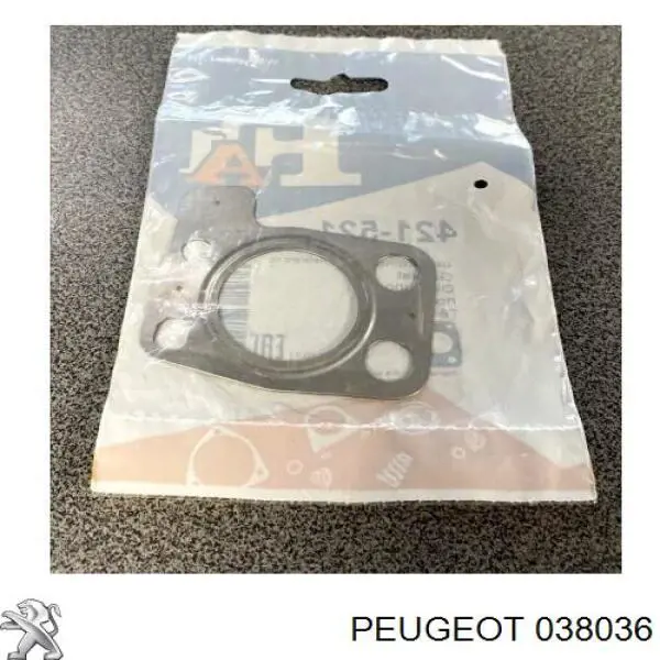 038036 Peugeot/Citroen Uszczelka turbiny spalin, wlot